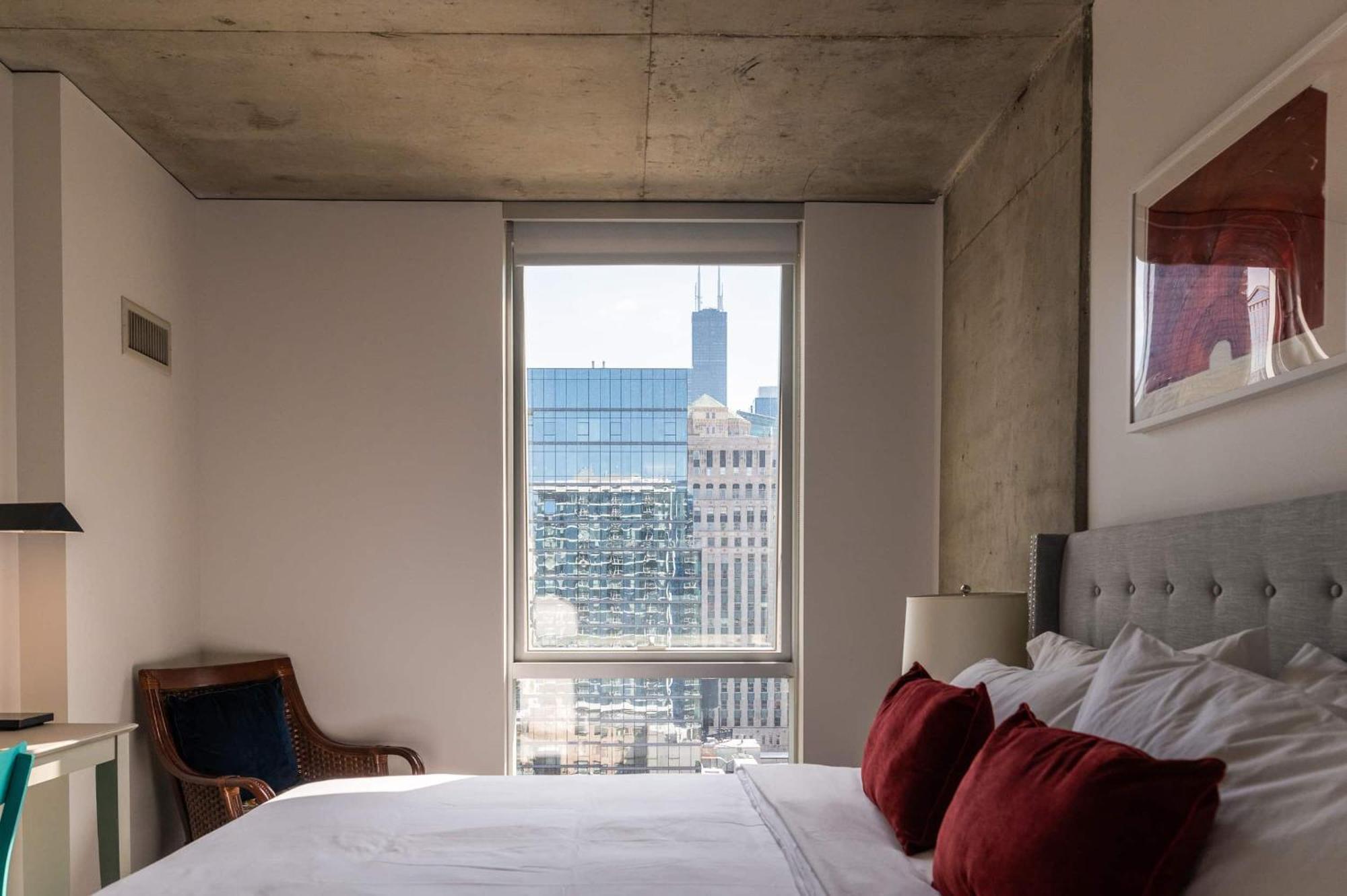 2Br Elegant Premium Suite With Balcony & Sweeping City Views Chicago Kültér fotó