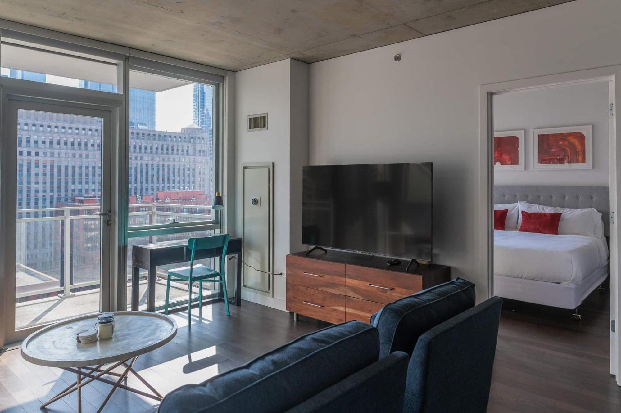 2Br Elegant Premium Suite With Balcony & Sweeping City Views Chicago Kültér fotó